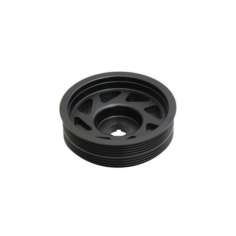 Torque Solution Lightweight Crank Pulley (TS-SU-207A) for 2002-2017 Subaru WRX, STI, and Legacy engines.