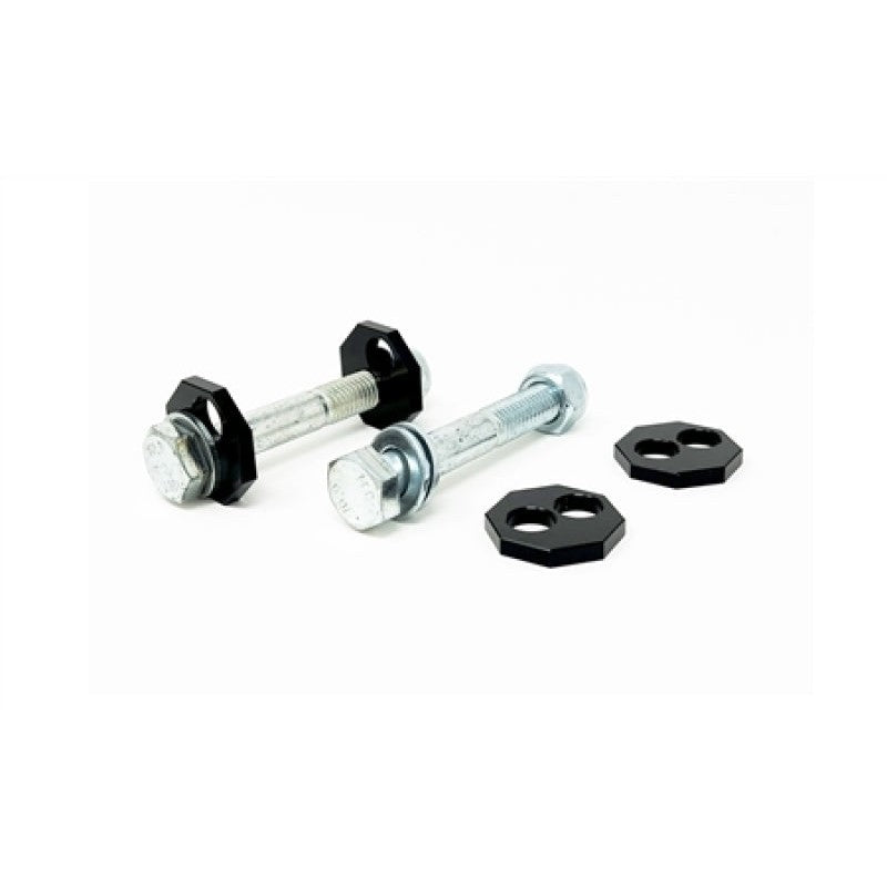 Torque Solution rear camber eccentric lockout plates and hardware for Mitsubishi Evolution VII VIII IX