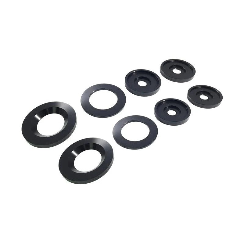 Torque Solution mustache bar eliminator with solid bushings for 2005-2006 Mitsubishi Lancer Evolution