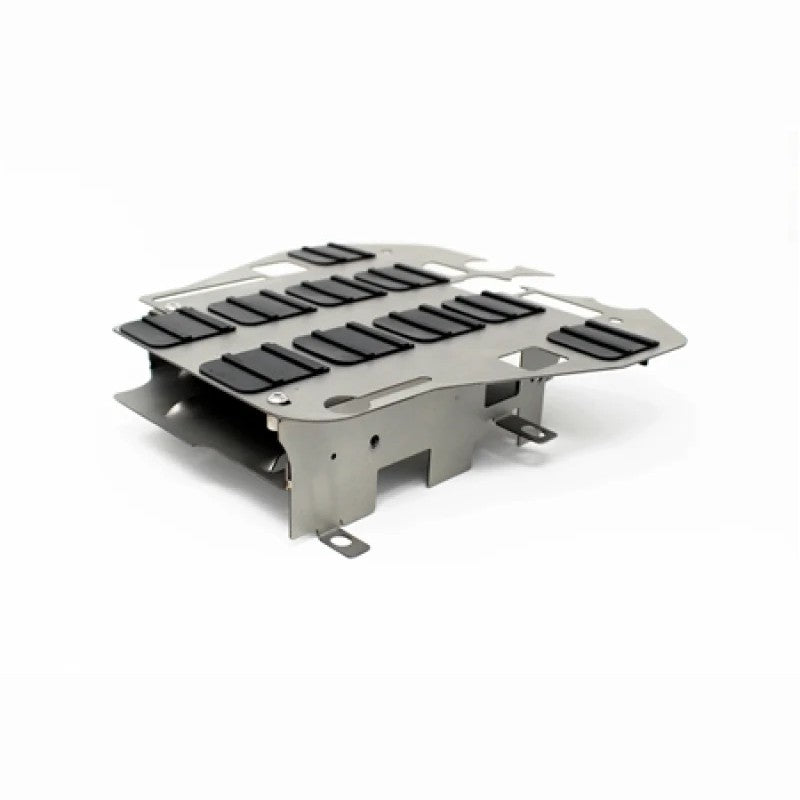 Torque Solution Race Series oil baffle windage tray for Subaru EJ20 and EJ25 engines.