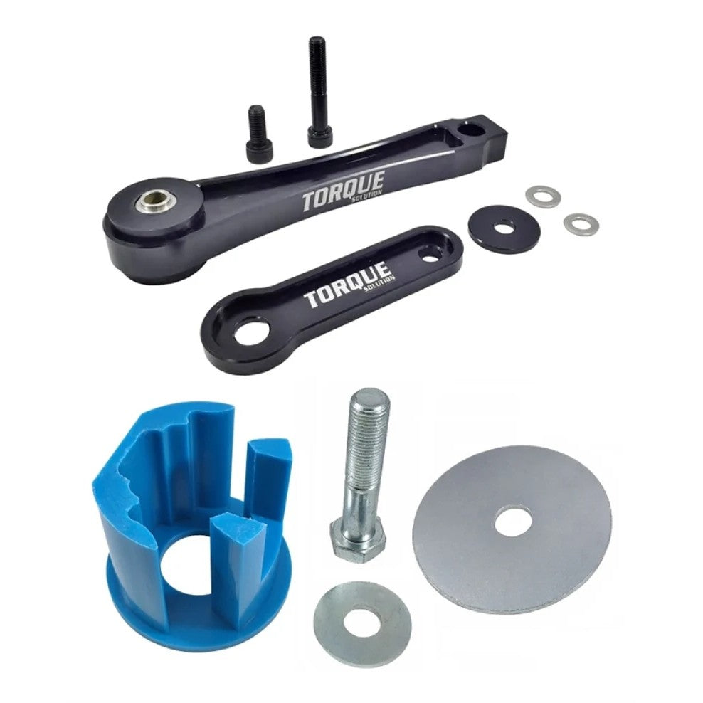 Torque Solution aluminum pendulum dog bone mount with high-performance race bushing for Volkswagen 2.0T models.