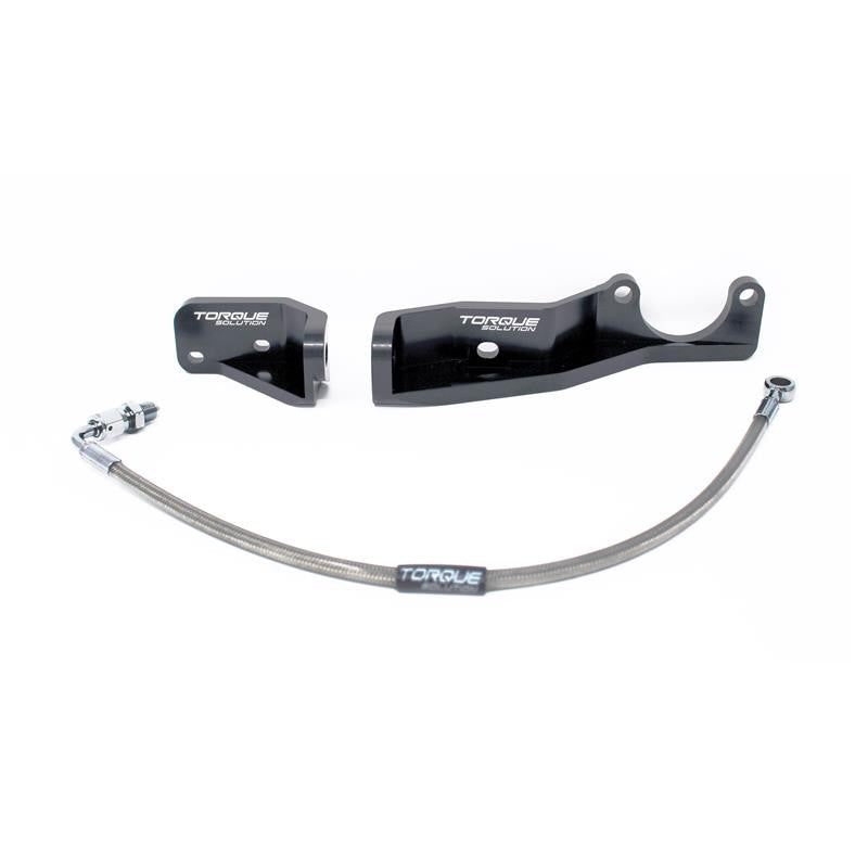 Torque Solution pitch stop reinforcement brace for 2015-2020 Subaru WRX and STI firewall mounting.