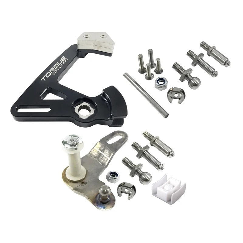 Torque Solution short shifter assembly with stainless steel lever for Volkswagen and Audi 6-speed transmissions.