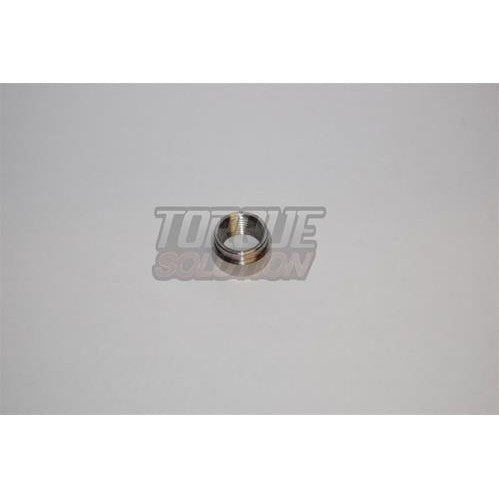 Torque Solution universal stainless steel weld-on oxygen sensor bung for exhaust systems.
