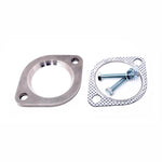 Torque Solution exhaust adapter for mating a Subaru stock downpipe to a 3-inch aftermarket catback flange