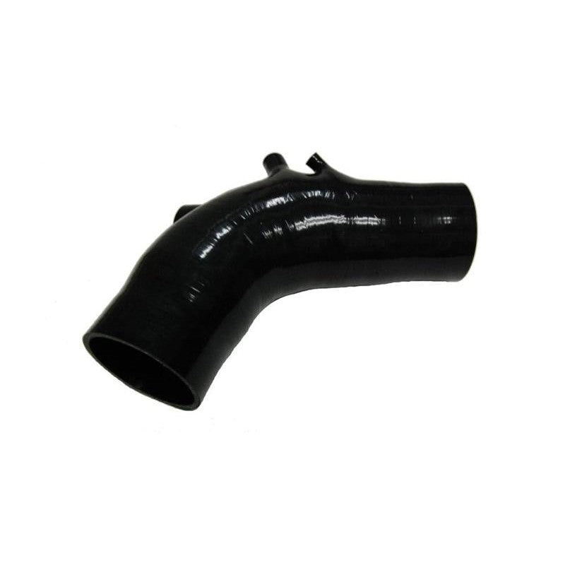 Black Torque Solution non-recirculating silicone turbo inlet hose for Subaru WRX and STI models