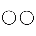 Two black rubber replacement O-rings for Torque Solution billet bumper quick release kits.