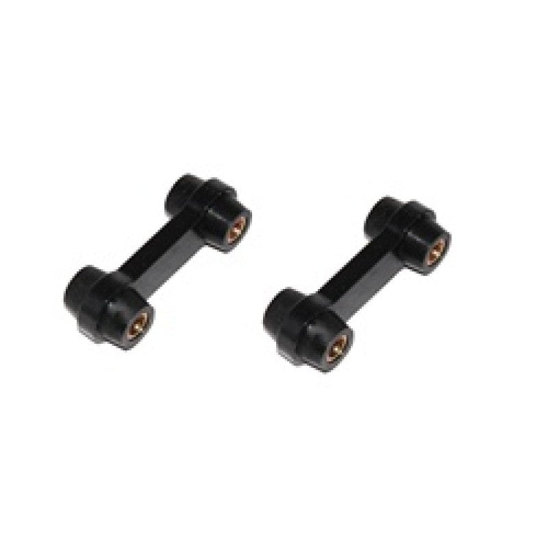 Torque Solution front sway bar endlinks with urethane bushings for Subaru WRX, STI, and Forester models.