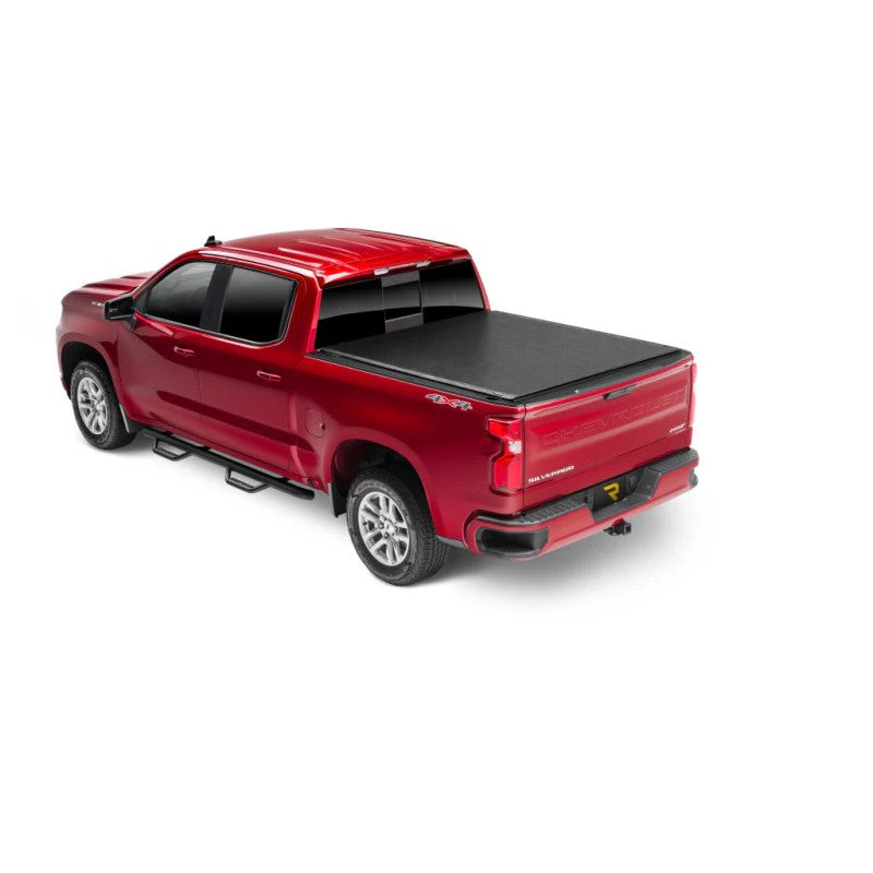 Truxedo Deuce hybrid roll-up and front-folding truck bed cover for 2020-2026 Chevy Silverado and GMC Sierra HD.