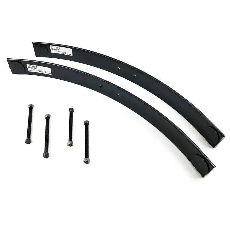 Tuff Country 1.5-inch rear add-a-leaf spring pair with center pins for 2003-2024 Dodge Ram 2500 and 3500.
