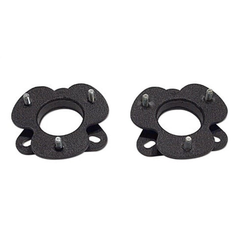 Tuff Country 52008 powder-coated steel 1.5-inch front leveling kit spacers for Nissan Titan.