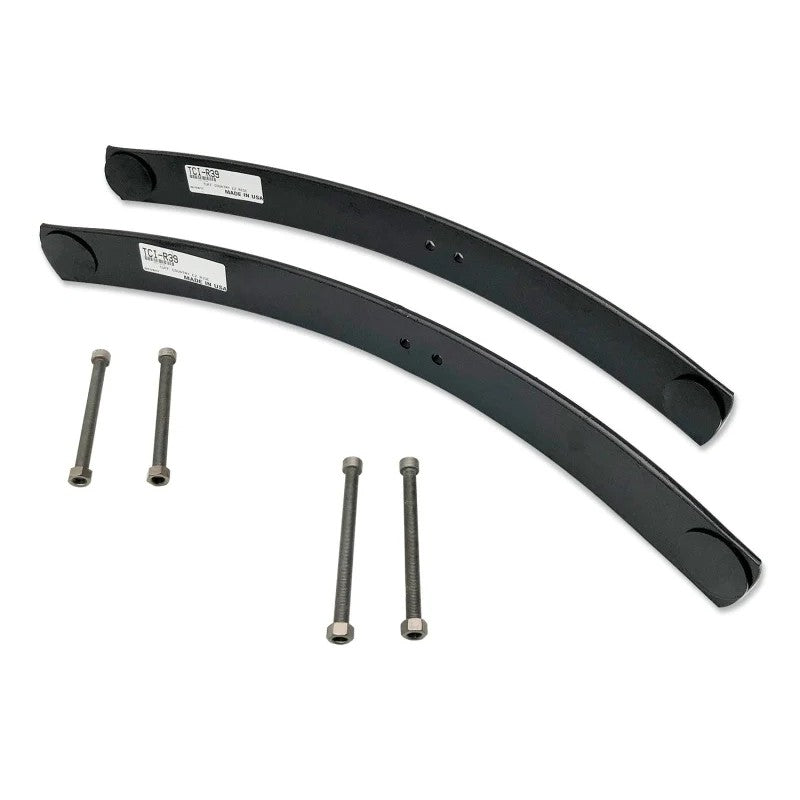Tuff Country 1.5-inch rear add-a-leaf spring pair with two included center pins for Ford trucks and SUVs.