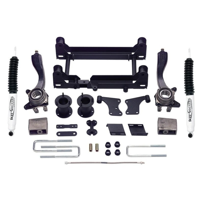 Tuff Country 5-inch suspension lift kit including steering knuckles and SX6000 shocks for 2005-2006 Toyota Tundra