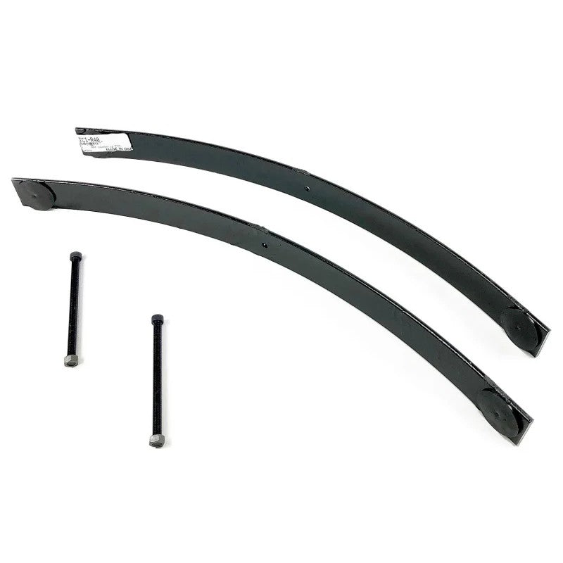 Pair of Tuff Country steel rear add-a-leaf springs with center pins for 2007-2022 Toyota Tundra