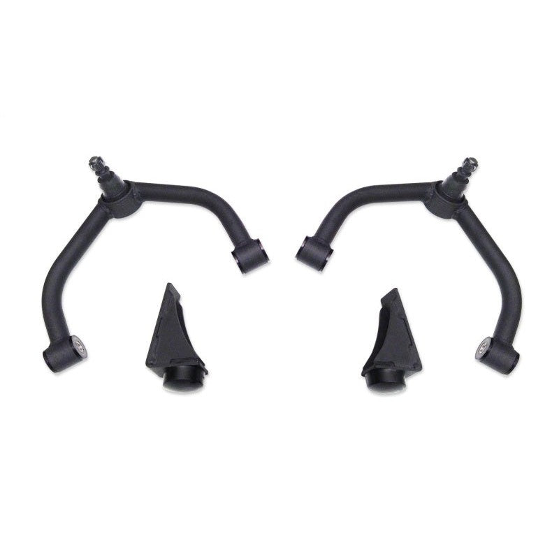 Tuff Country EZ-Ride black powder coated upper control arms and front bump stop brackets for 2009-2024 Ram 1500 4x4