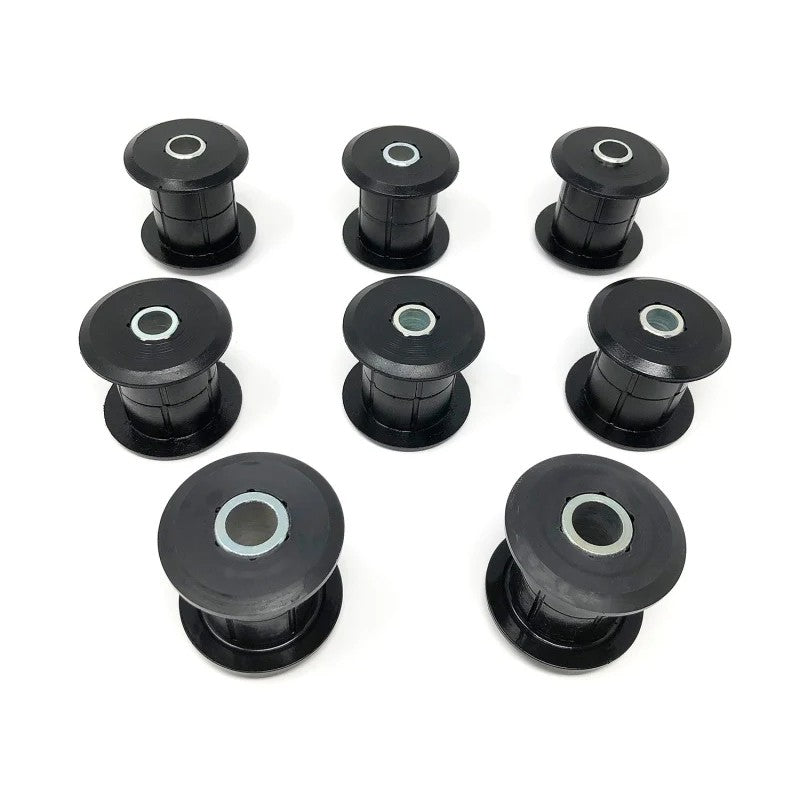 Tuff Country polyurethane front upper and lower control arm bushings with metal sleeves for 2010-2013 Ram 2500 and 3500.