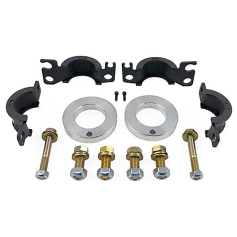 Tuff Country 2-inch suspension lift kit components including front strut and rear coil spacers for Jeep Cherokee KL