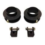 Tuff Country 2-inch front leveling kit with coil spacers and shock extension brackets for 2013-2024 Ram 2500 and 3500