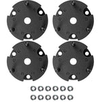 Four black Tuff Country 2-inch suspension lift spacers and installation hardware for 2021-2024 Ford Bronco