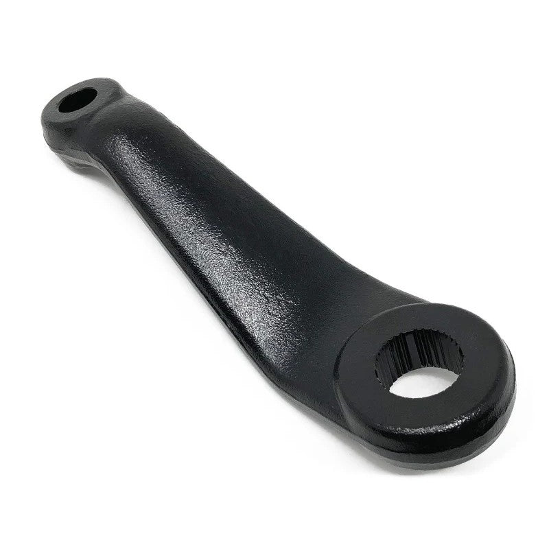 Tuff Country heavy-duty steel drop pitman arm for 1980-1997 Ford F-Series trucks and Bronco SUVs with 4-inch lifts.