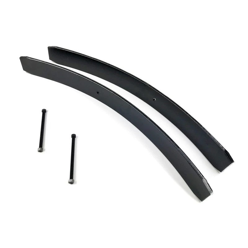 Tuff Country rear 2-inch add-a-leaf spring pair with center pins for 3-inch wide Ford leaf springs