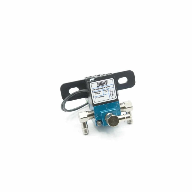 Turbo XS WS02-BCS 3-port boost control solenoid with wiring and hardware for 2002-2007 Subaru WRX.