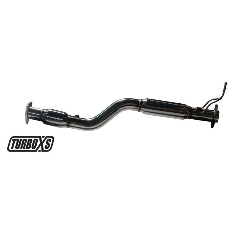 Turbo XS stainless steel high flow catalytic converter midpipe for 2004-2011 Mazda RX-8