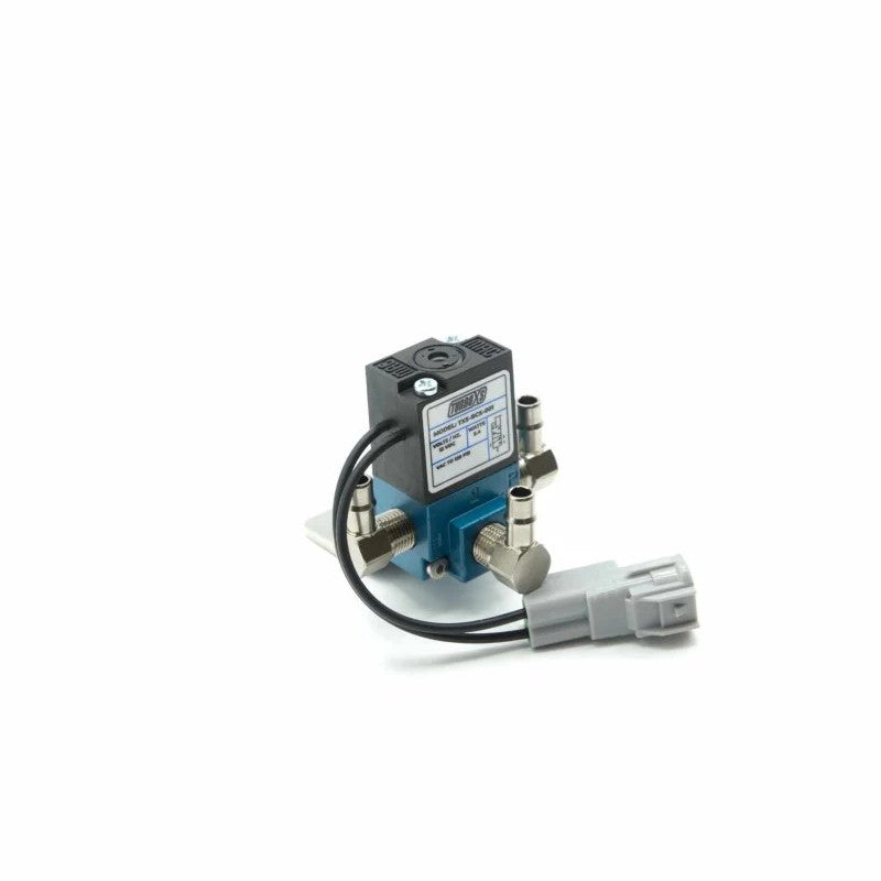 Turbo XS 3-port boost control solenoid kit with wiring harness and mounting bracket for Mitsubishi Evo X.