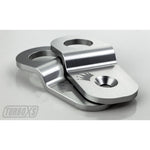 Turbo XS silver CNC-machined billet aluminum radiator stay for 2015-2016 Subaru WRX and WRX STI.