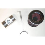 Turbo XS intake system featuring a high-flow cone filter and intake pipe for 2002-2007 Subaru Impreza WRX and STI.