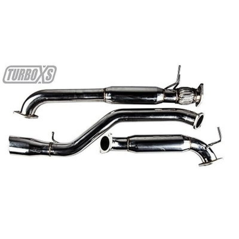 Turbo XS stainless steel cat-back exhaust system for the 2007-2009 Mazdaspeed 3.