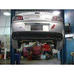 Turbo XS stainless steel catback exhaust system with polished tips for 2004-2011 Mazda RX-8.