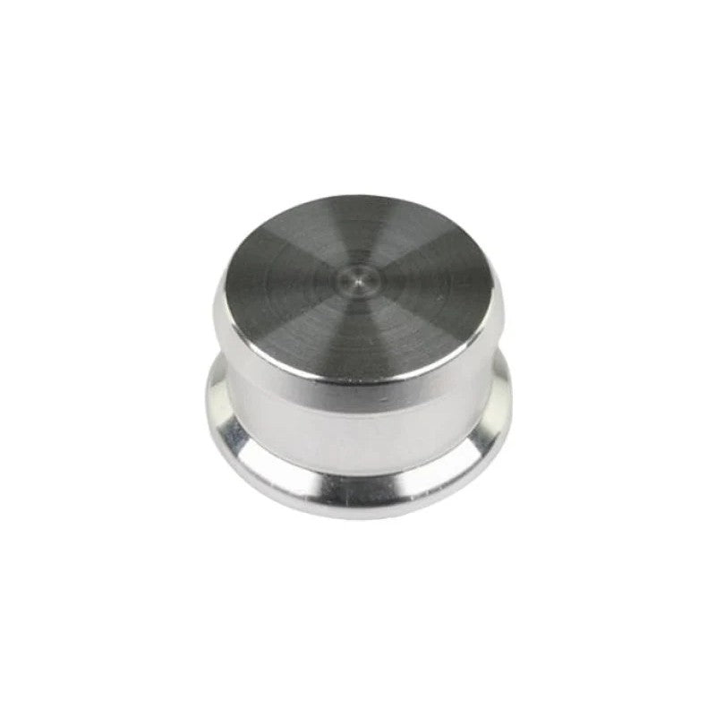 Precision-machined Turbosmart 32mm hose blanking plug for sealing automotive intake and recirculating hoses.