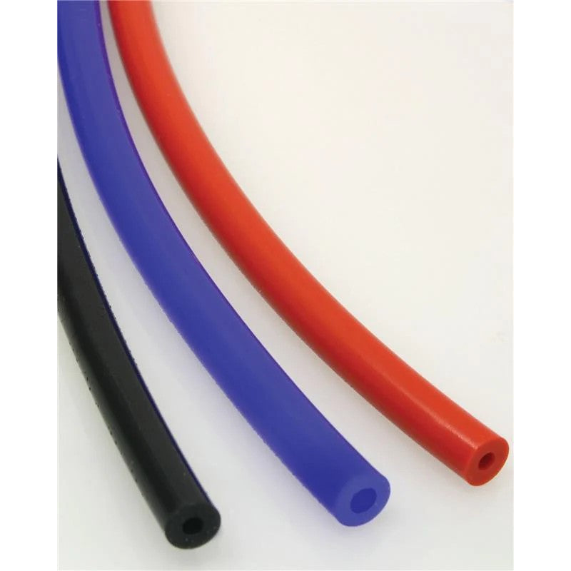 Coiled three meter pack of Turbosmart 3mm red silicone vacuum tubing