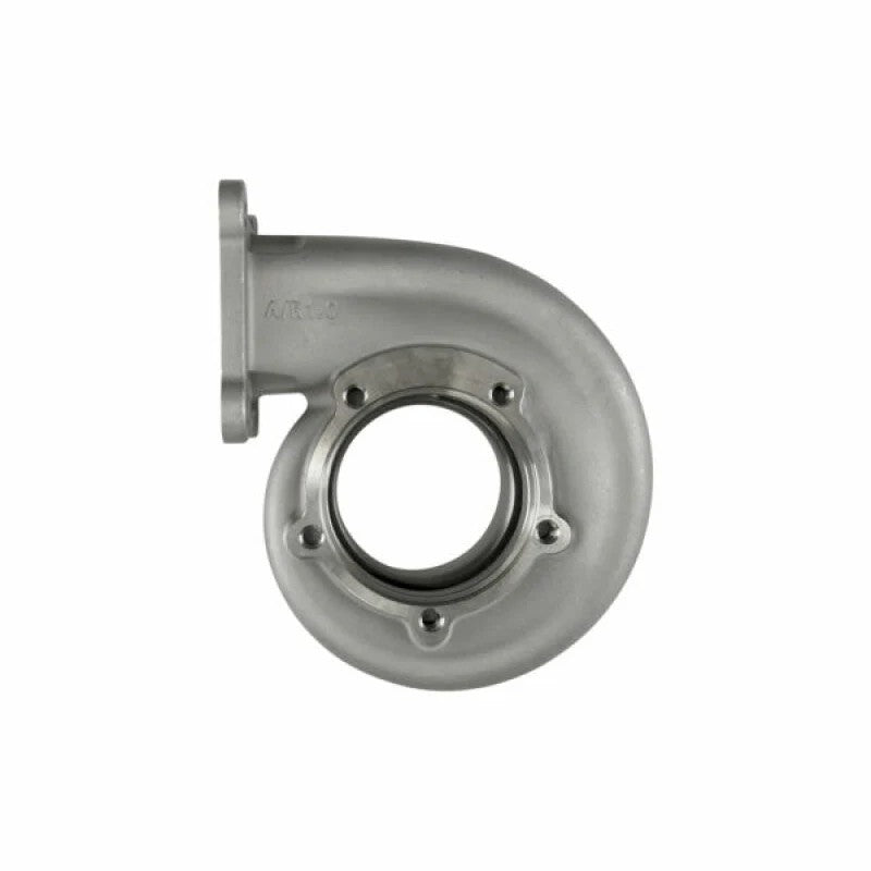 Turbosmart B Frame cast turbine housing featuring a T4 divided flange and 1.00 AR for 66mm turbine wheels.