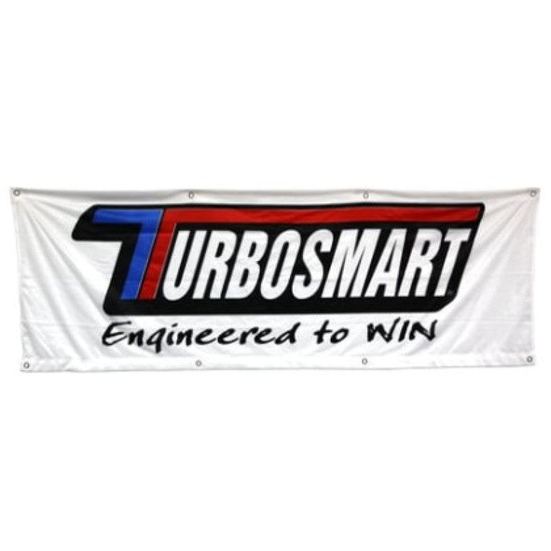 Official Turbosmart shop banner with brand logo for garage and workshop display