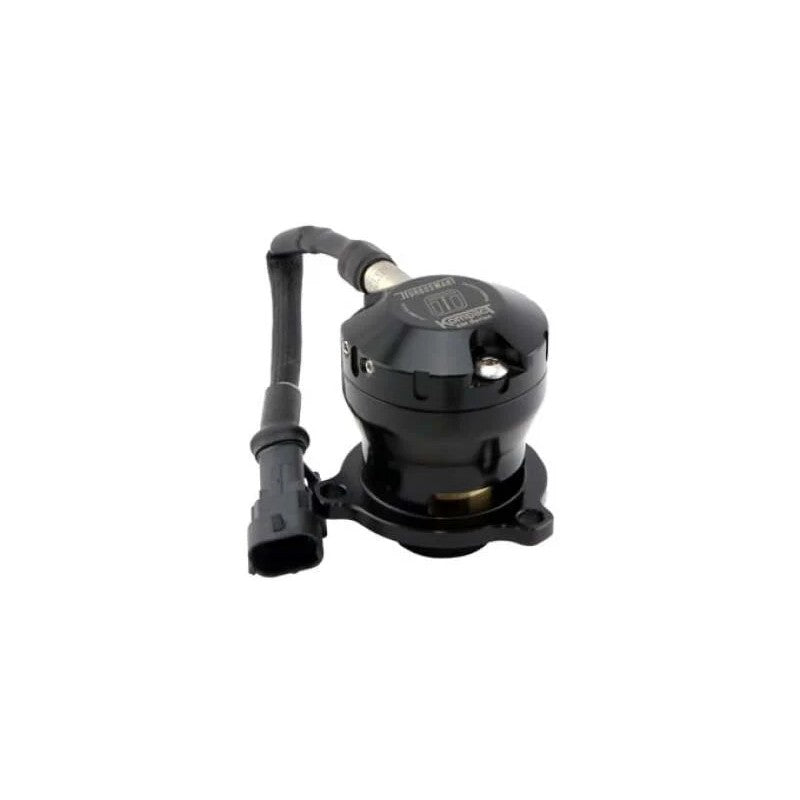 Turbosmart Kompact EM Dual Port VR3 billet aluminum blow off valve for Alfa Romeo and Jeep applications.