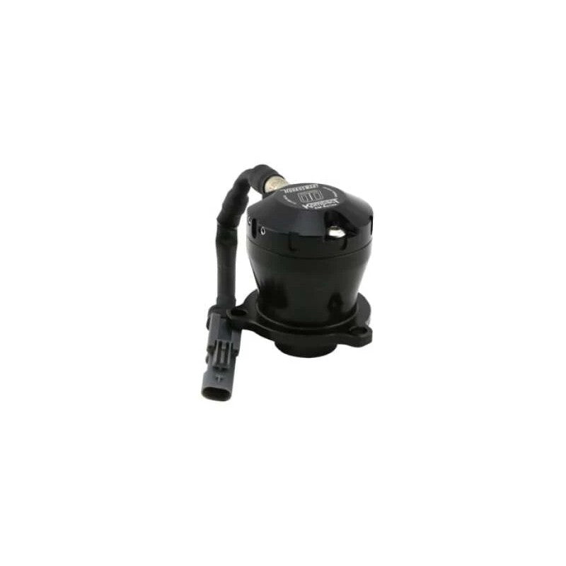Turbosmart Kompact EM VR11 Plumb Back diverter valve with billet aluminum housing and integrated solenoid