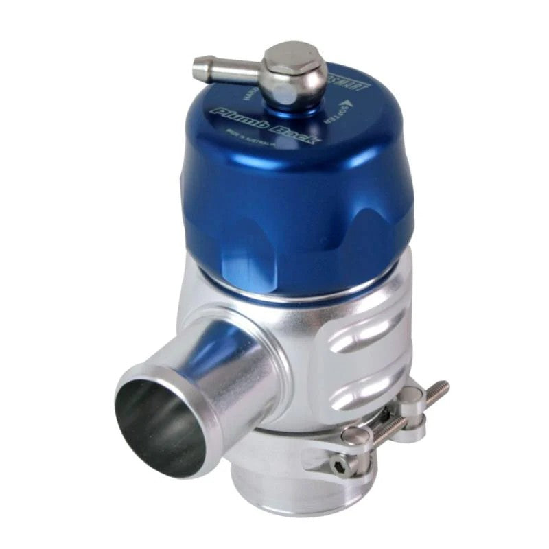 Turbosmart 38mm universal plumb back recirculating blow off valve in black anodized finish