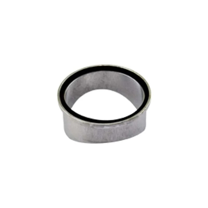 Precision machined alloy weld-on mounting flange for Turbosmart Power Port blow-off valves.