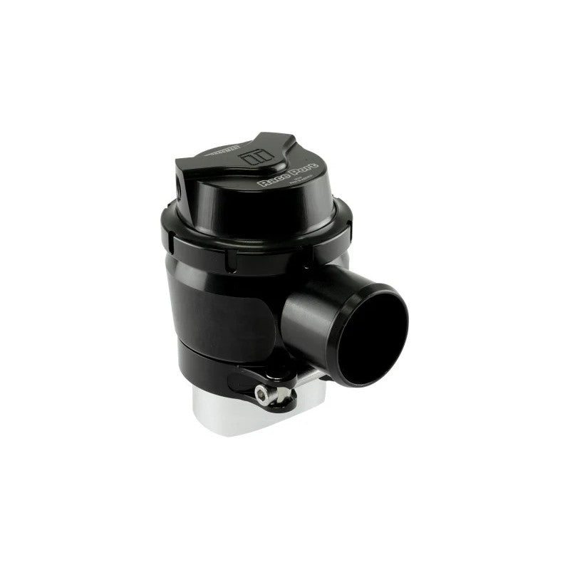 Turbosmart GenV RacePort Plumb Back 50mm blow off valve with billet aluminum body and 38mm recirculation fitting.