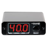Turbosmart e-Boost Street 40psi electronic boost controller in a 1/4 DIN black housing with digital display.
