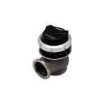Black Turbosmart GenV WG40 CompGate40 external wastegate with stainless steel V-band clamps