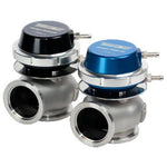 Black Turbosmart Gen4 Comp-Gate40 40mm external wastegate with stainless steel body and V-band flanges.