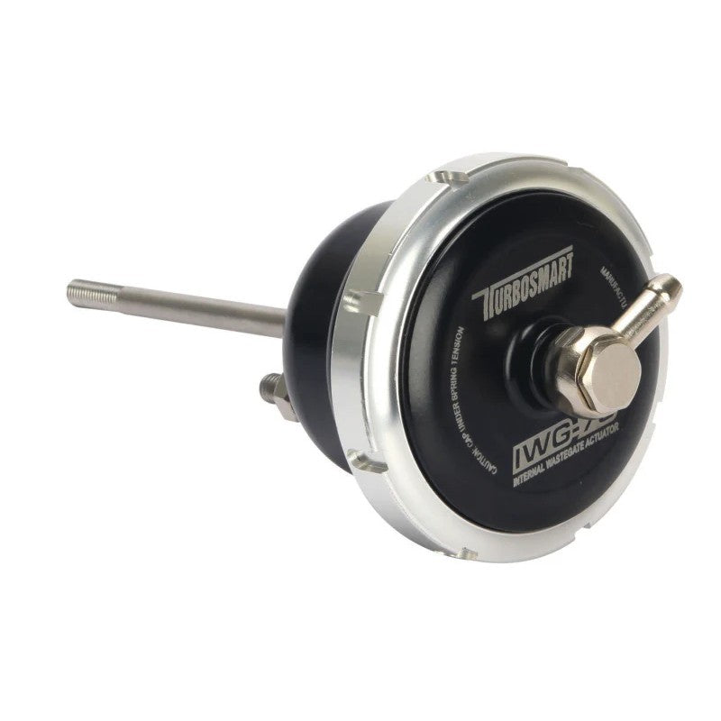 Turbosmart IWG75 black internal wastegate actuator with 7 PSI spring for Ford Fiesta ST