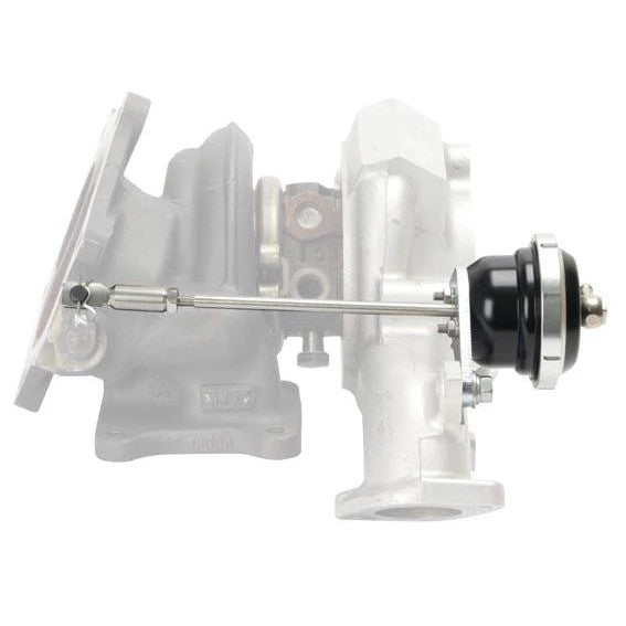Black Turbosmart IWG75 internal wastegate actuator with stainless steel rod for Mitsubishi Lancer Evolution X