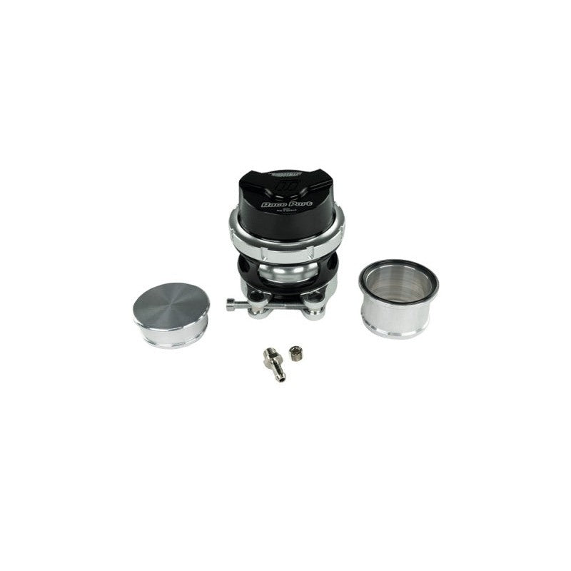 Black anodized Turbosmart RacePort Gen-V 50mm blow off valve for Nissan RB26DETT engines