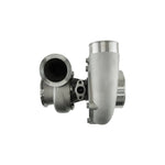 Turbosmart TS-1 5862 oil-cooled turbocharger with aluminum compressor cover and stainless steel V-band turbine housing.