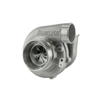 Turbosmart TS-1 6466 oil-cooled turbocharger with V-band inlet and outlet and aluminum compressor cover.