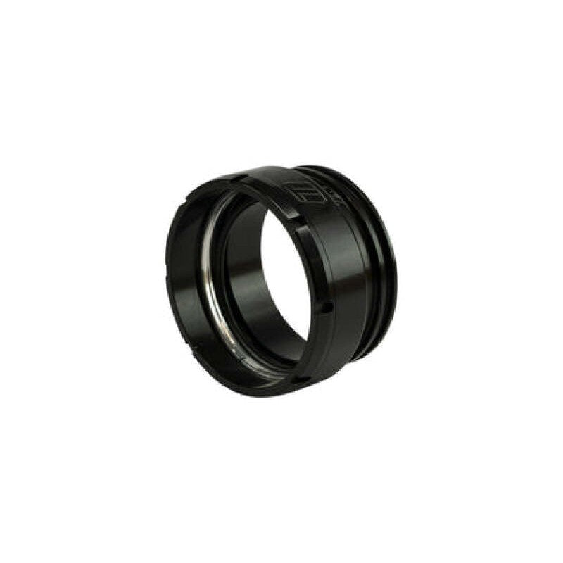 Machined aluminum Turbosmart adapter for 2.50 inch turbo compressor outlet to 2.50 inch Straight Plazmaclamp.